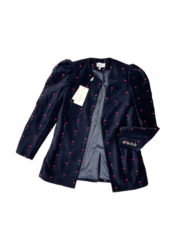 women's coats with asymmetrical hemsBlazer By Something Navy In Navy, Size: Xxs