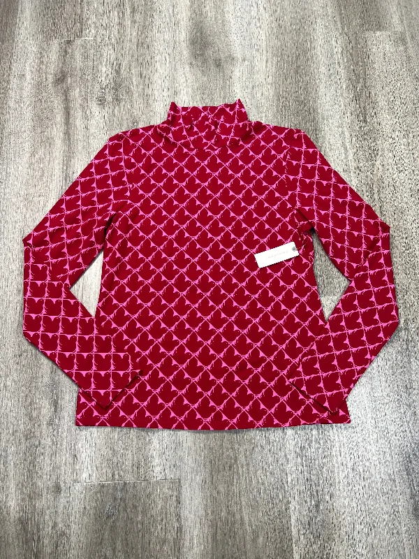 affordable women's topsTop Long Sleeve By Anthropologie In Red, Size: M