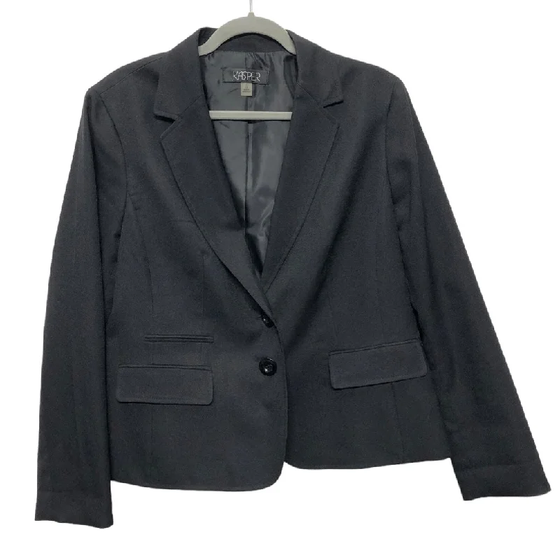 women's coats for fashion-conscious professionalsBlazer By Kasper In Black, Size: 14