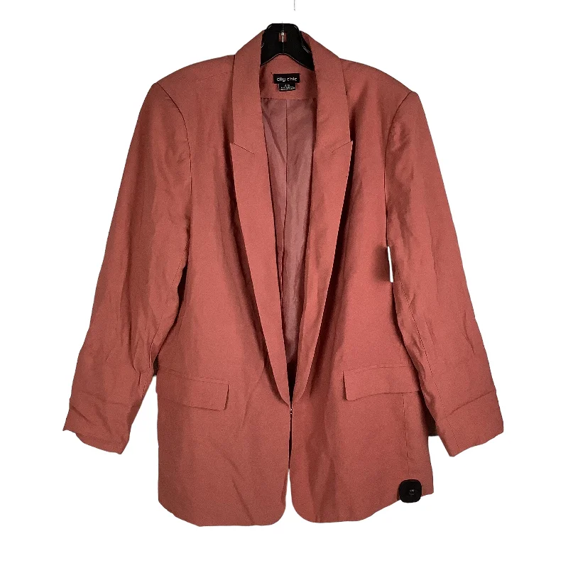 women's coats for those who prefer classic over trendyBlazer By City Chic In Pink, Size: 16