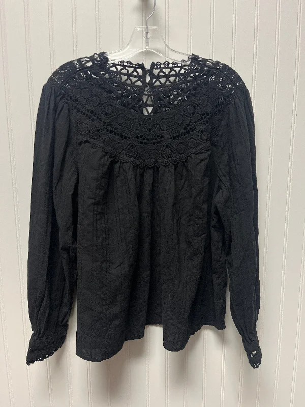 women's tops for those who love to experiment with fashionTop Long Sleeve By Torrid In Black, Size: 1x