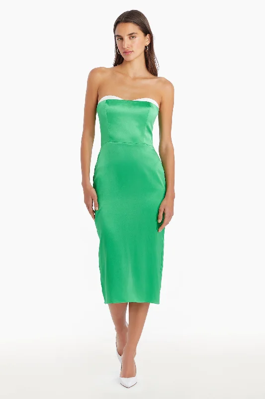 Cocktail DressMeline Silk Midi Dress