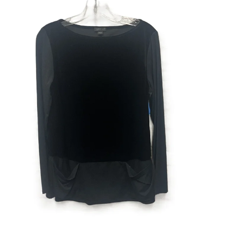 women's tops for casual FridaysTop Long Sleeve By J. Jill In Black, Size: S