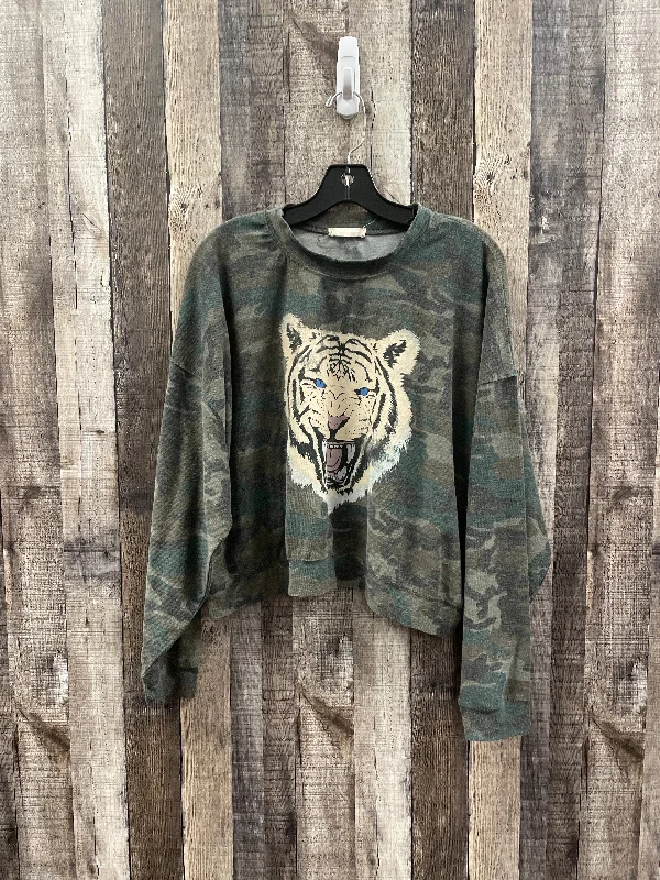 women's tops for those who want to create outfits that are both trendy and timelessTop Long Sleeve By Altard State In Camouflage Print, Size: M