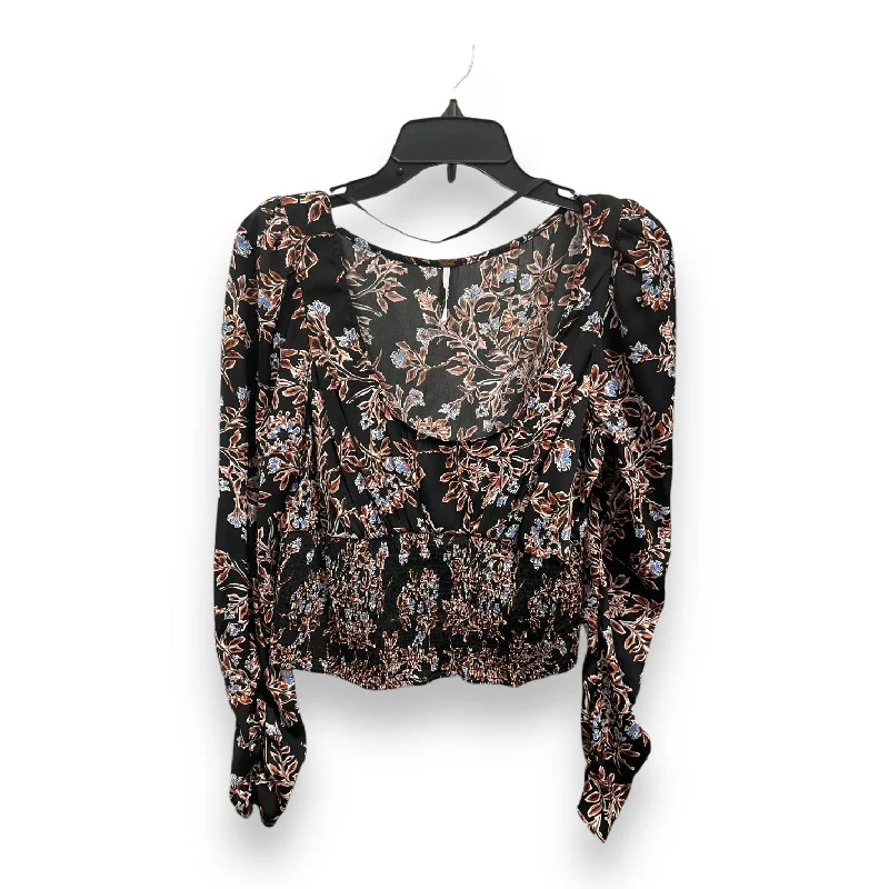 women's tops for creating capsule wardrobesTop Long Sleeve By Free People In Multi-colored, Size: L