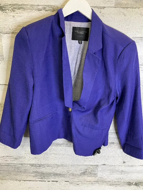 leather coats for womenBlue Blazer Sanctuary, Size Mini