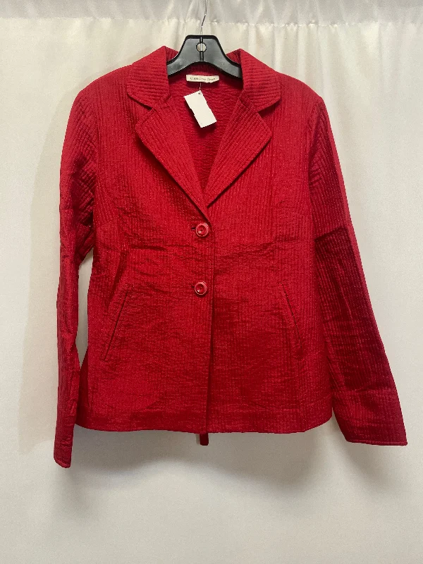 women's coats for fashion-conscious professionalsBlazer By Coldwater Creek In Red, Size: M