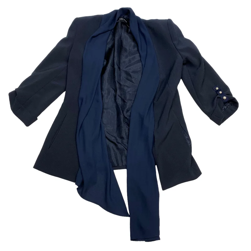 women's coats for everyday wear and tearBlazer By Zara Basic In Navy, Size: Xs