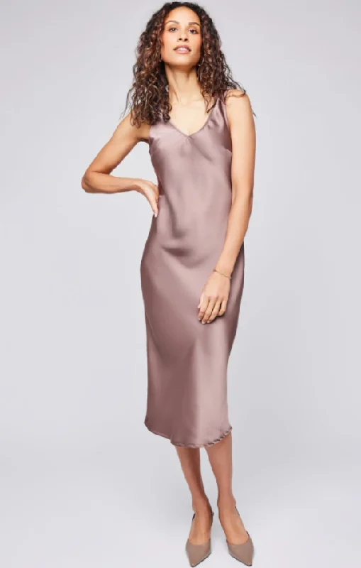 women's midi dressesOdette Satin Midi Dress