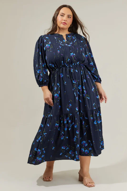 Leather DressTorun Floral Midi Dress Curve