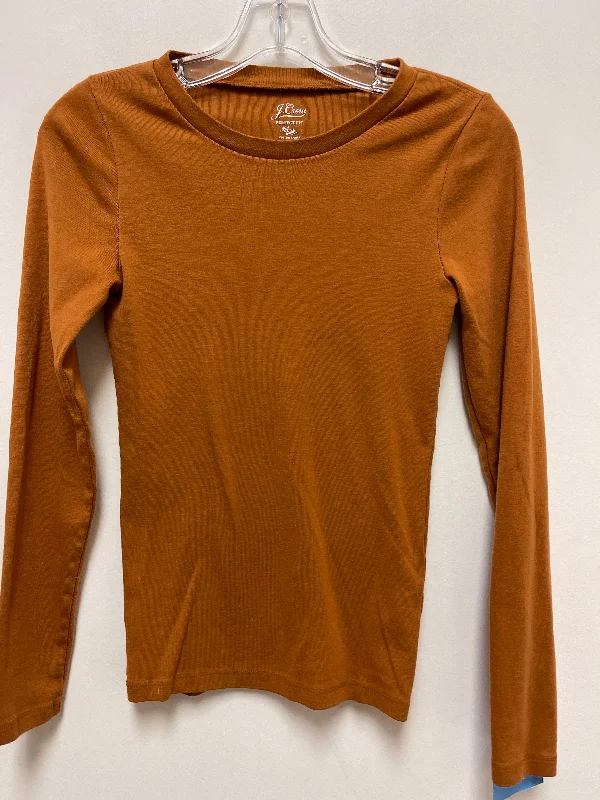 women's tops for those who want to add a pop of color to their outfitsTop Long Sleeve Basic By J. Crew In Yellow, Size: S