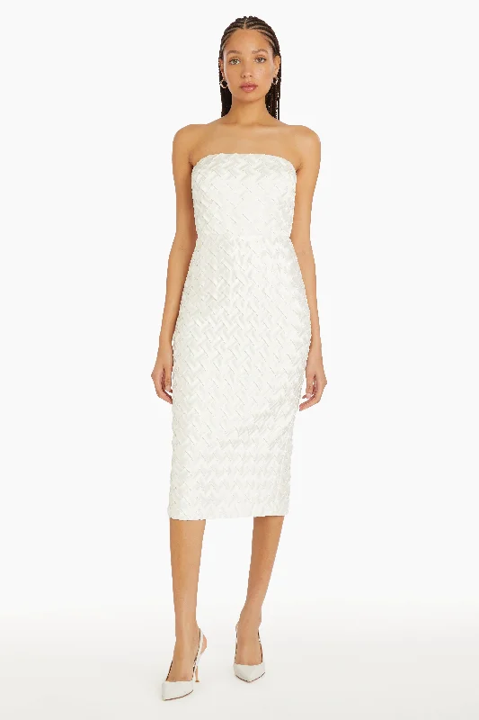 Wrap DressArely Midi in Pleat