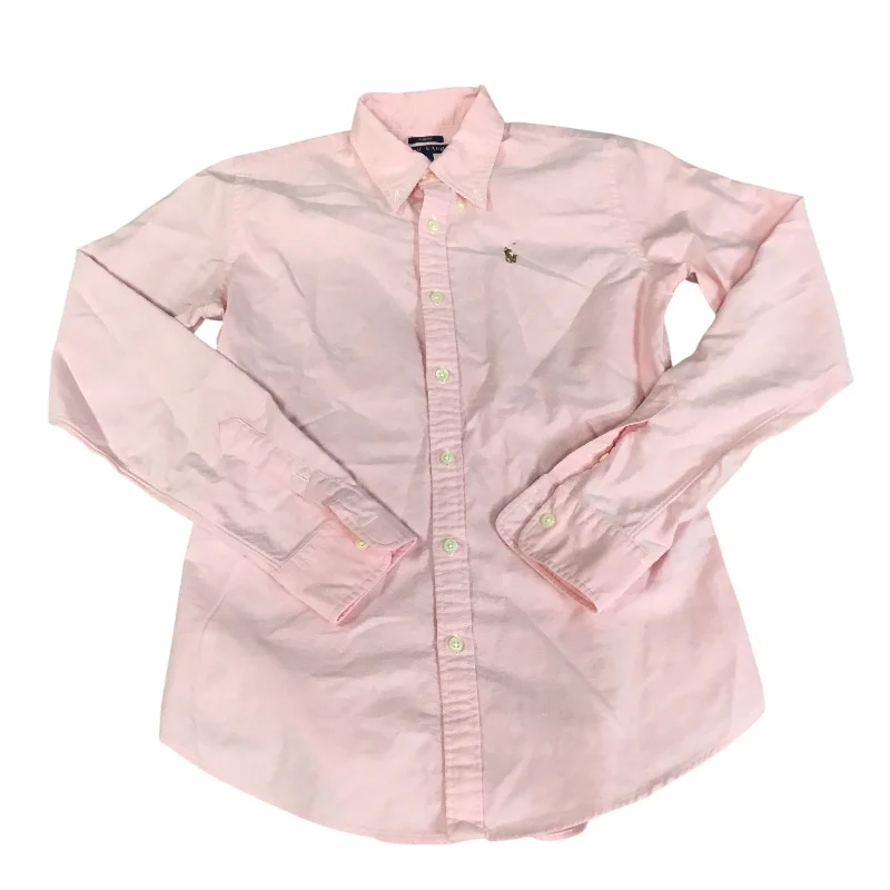 women's tops for statement-making outfitsTop Long Sleeve By Ralph Lauren In Pink, Size: 2