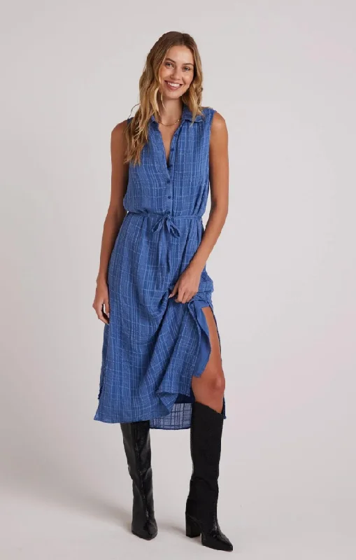 Asymmetric DressSleeveless Pullover Midi Dress