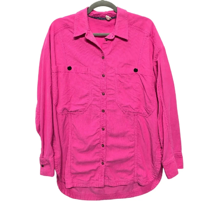 women's tops for those who value both quality and affordabilityTop Long Sleeve By Pilcro In Pink, Size: S