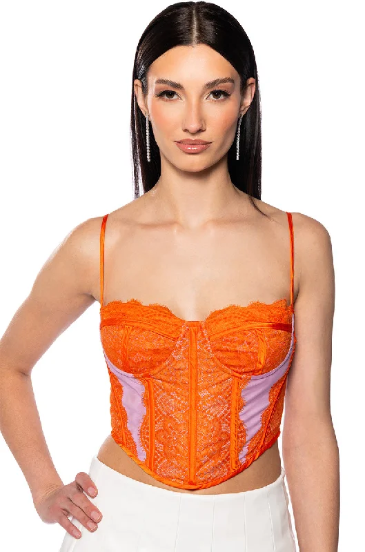 women's tops for those who want to create stylish and put-together outfits without spending a fortuneEMBER LACE CORSET