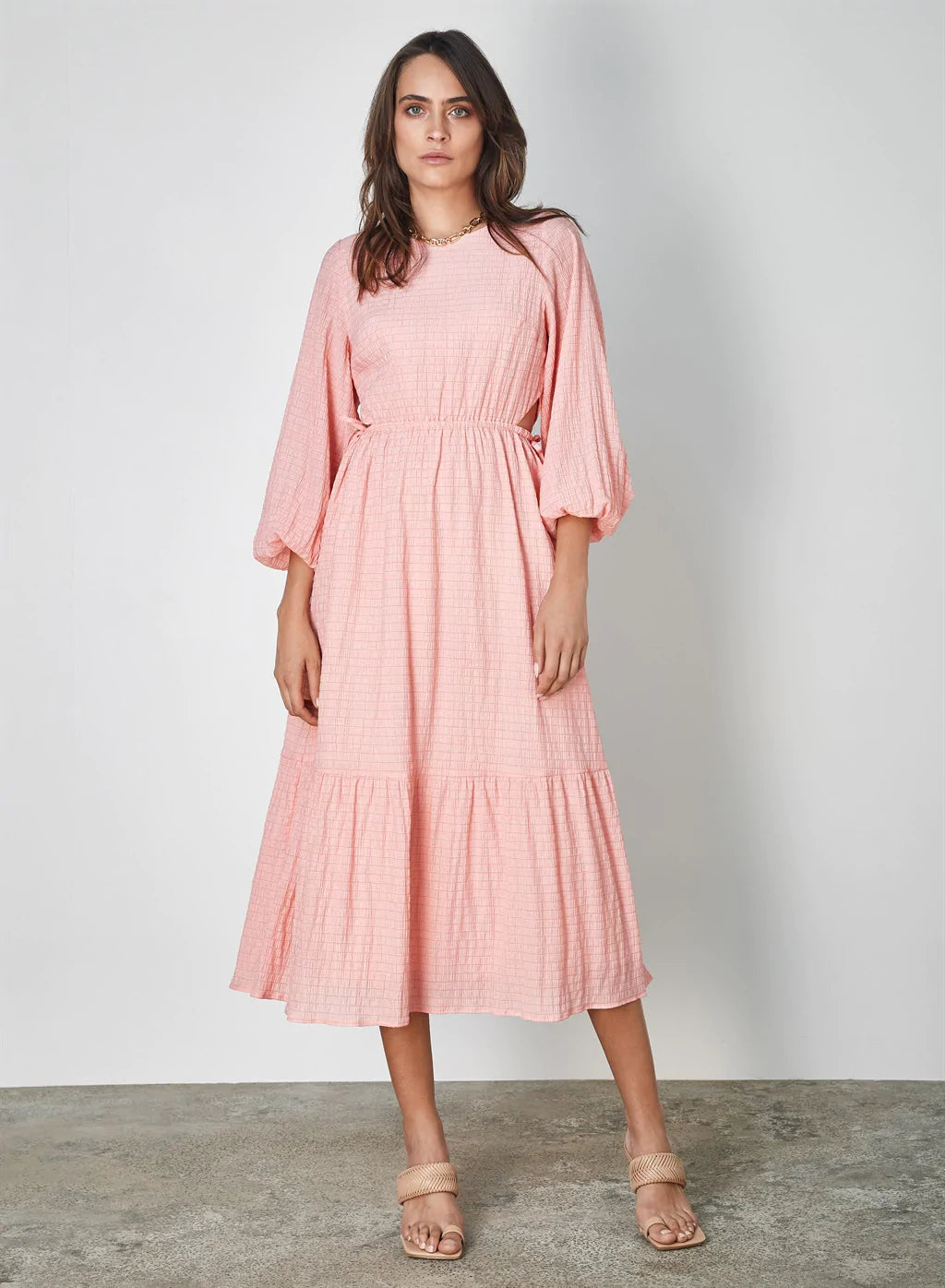 High-Neck DressJolene Midi Dress