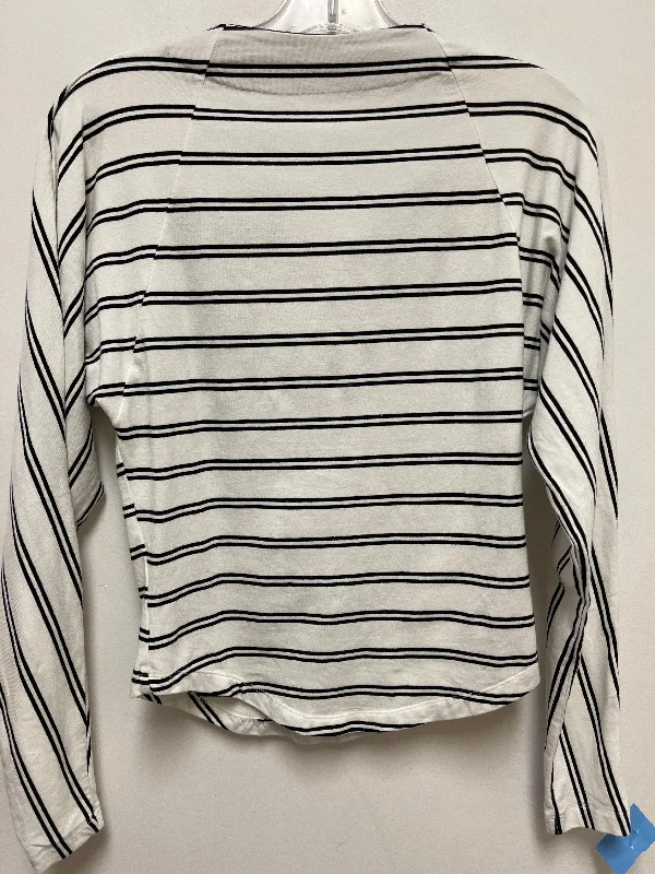 women's tops for minimalist aestheticsTop Long Sleeve By Free People In Striped Pattern, Size: Xs