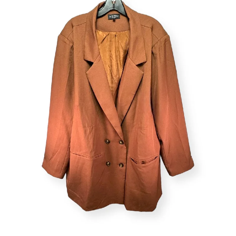 women's coats for layeringBlazer By In the Style In Brown, Size: 28