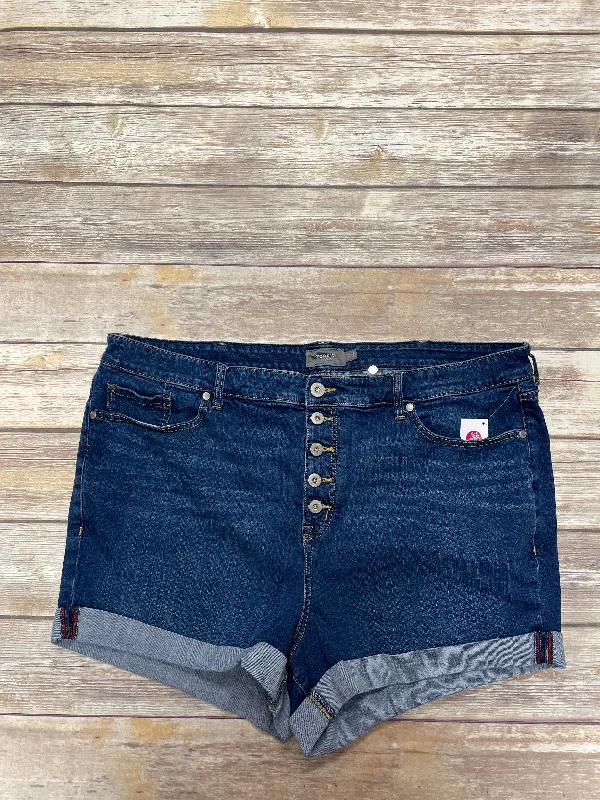 women's loungewear shortsBlue Denim Shorts Torrid, Size 24