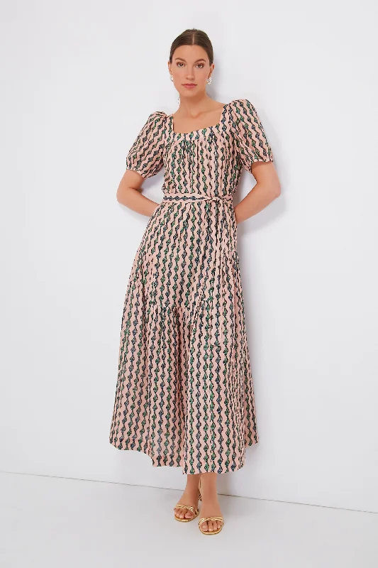 Velvet DressOcean Stripe Yashi Maxi Dress