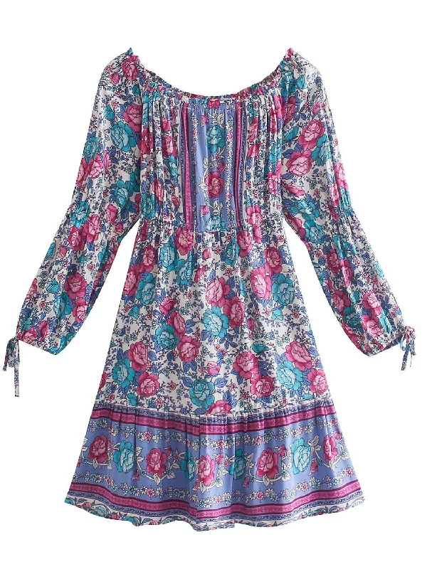 women's casual dressesCELESTIA Mini Dress - Purple