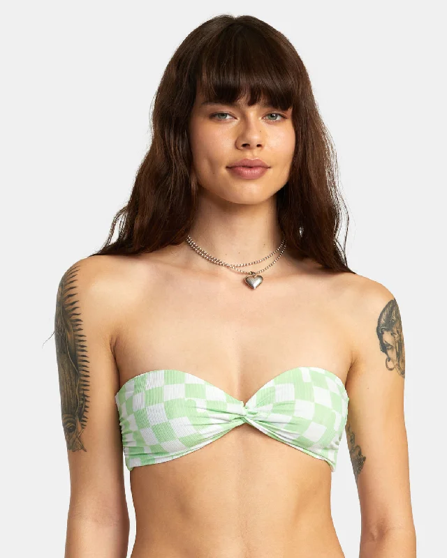 Peace Yang Bandeau Bikini Top - Glow