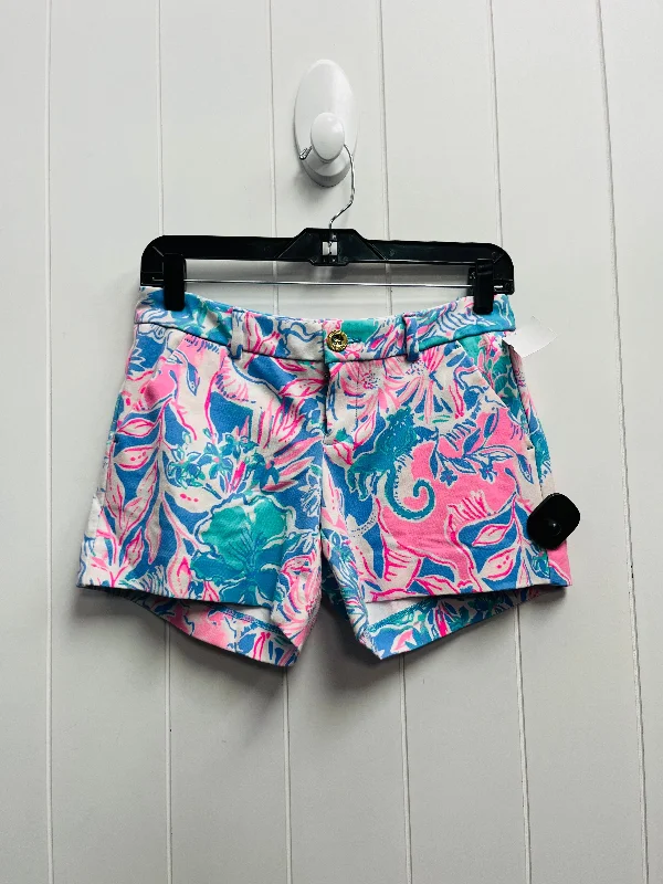 women's short shortsBlue & Pink Shorts Lilly Pulitzer, Size 0