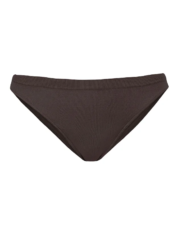 Striped Female SwimwearEVOLVE Bikini Bottoms | Chocolate Brown