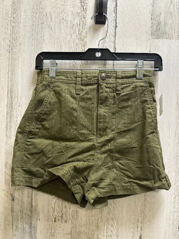 women's retro shortsGreen Shorts Madewell, Size Xxs