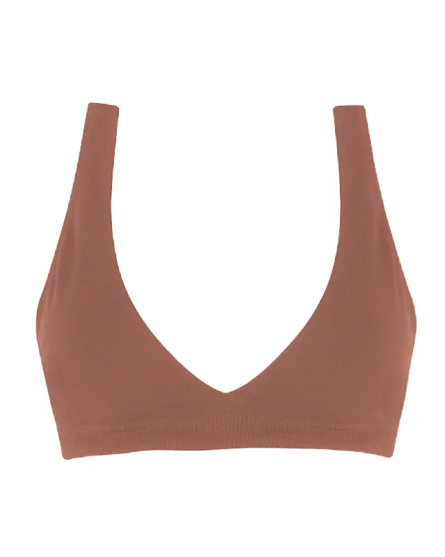 Lounge Female SwimwearGRACEFUL Bikini Bra Top | Rusty Pink