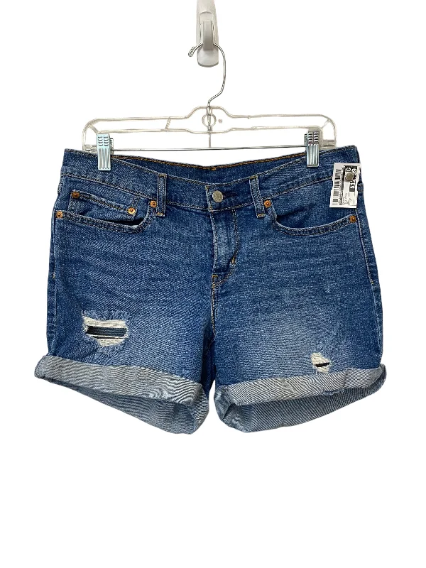 women's distressed denim shortsBlue Denim Shorts Lew Ingram, Size 30