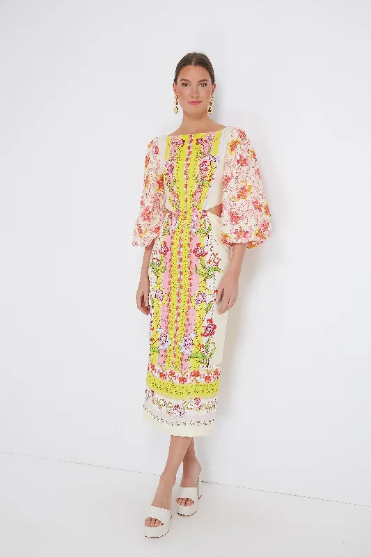 Bow-Tie DressAphrodite Borders Neelam Maxi Dress