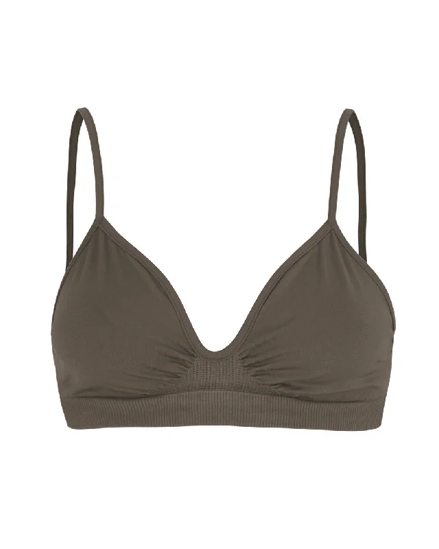 Matching Swimwear Set FemaleLIBERATED Bra Top | Muddy Grey