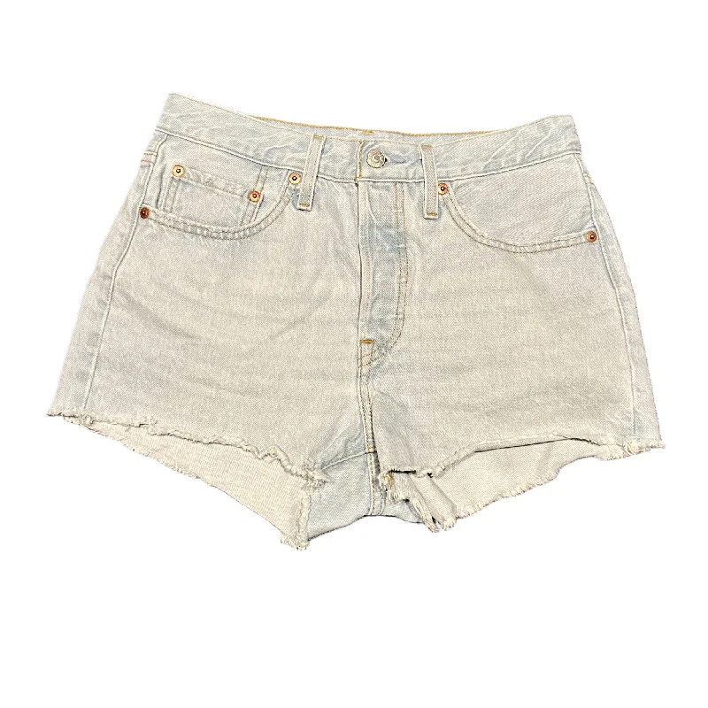 women's slim-fit shortsBlue Denim Shorts By Levis, Size: 4