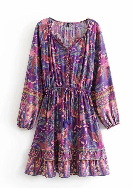 Evening DressARIBA Mini Dress - Purple