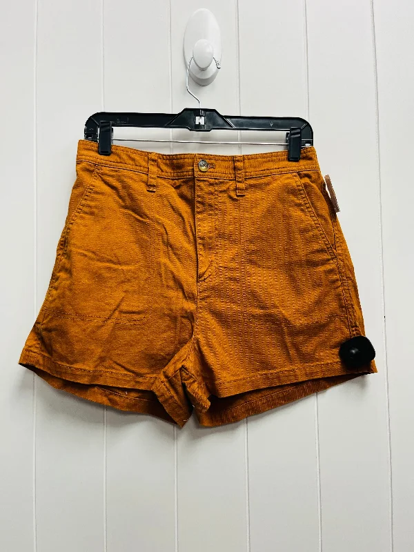 women's striped shortsOrange Shorts Madewell, Size M