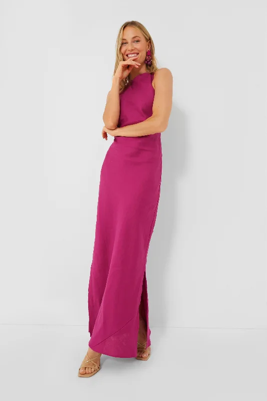 Casual DressMagenta Lobo Maxi Dress