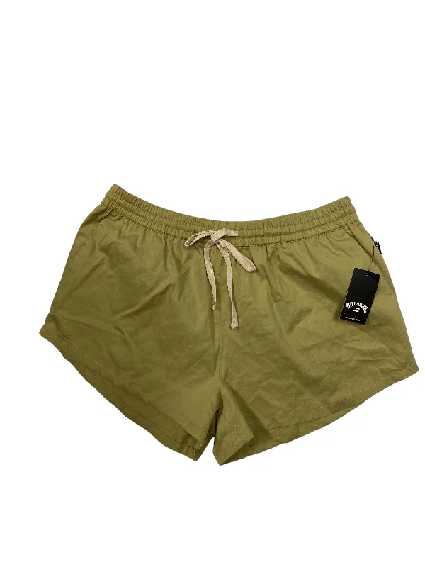 women's running shortsGreen Shorts Billabong, Size L