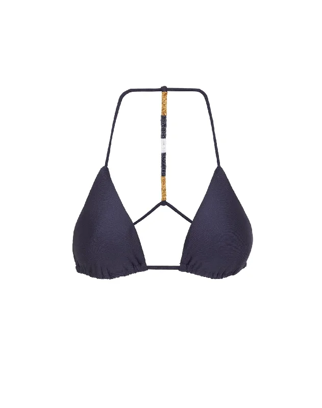 Monokini Female SwimwearElla Triangle Top - Indigo