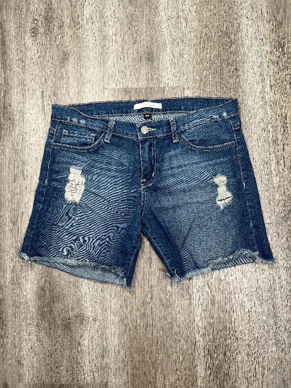 women's silk shortsBlue Denim Shorts Flying Monkey, Size S