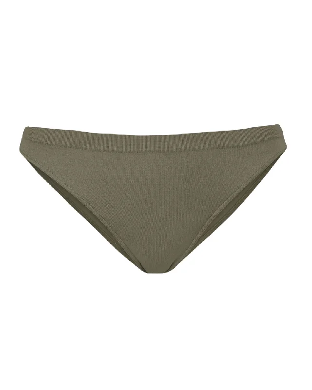 Stretchy Female SwimwearEVOLVE Bikini Bottoms | Olive