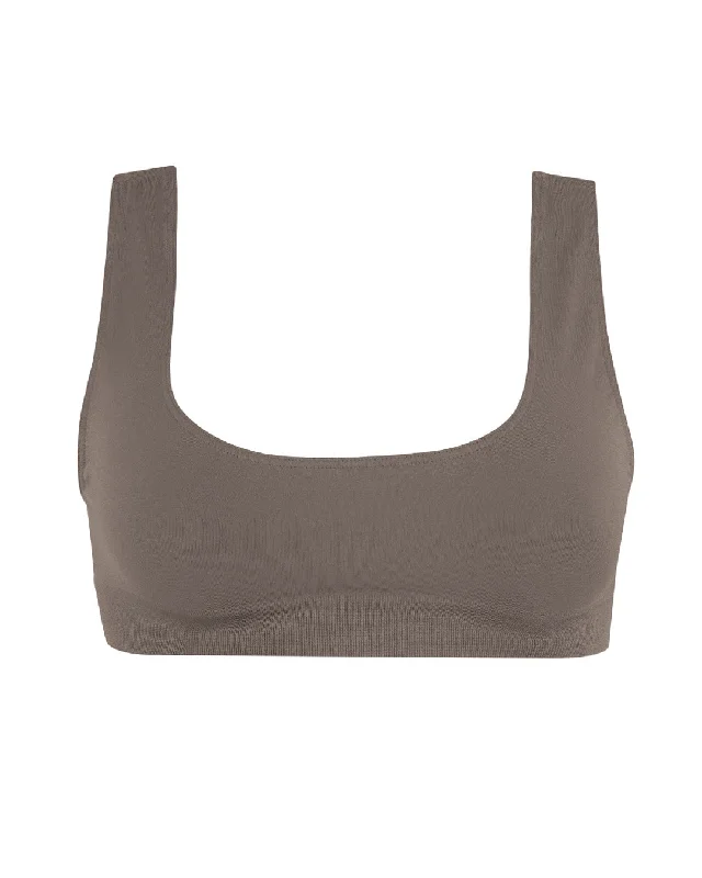 Fun Female SwimwearSERENE Bikini Bra Top | Muddy Grey