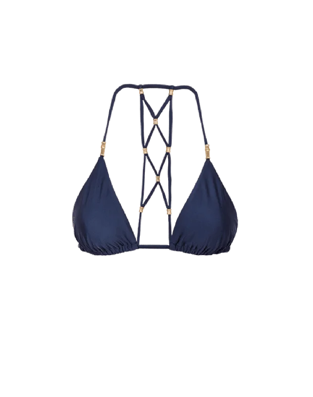 Classy Female SwimwearLucy Triangle Top - Indigo