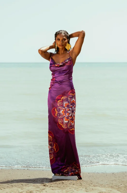 Plus-Size DressENANG PURPLE MAXI DRESS