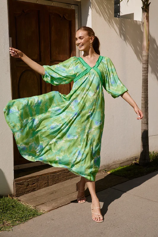 Wrap DressMargot Maxi Dress in Lakehouse