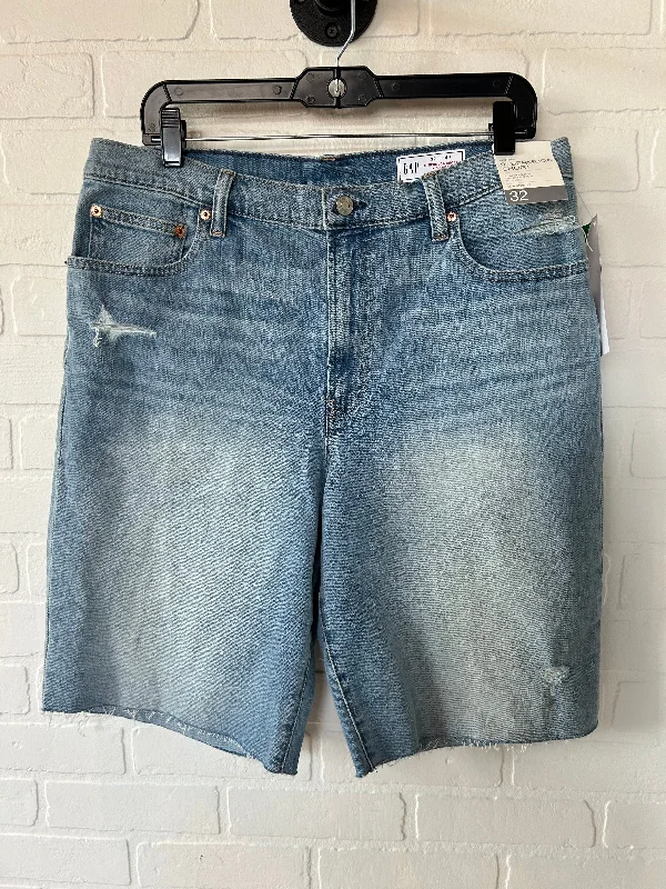 women's cotton shortsBlue Denim Shorts Gap, Size 14tall