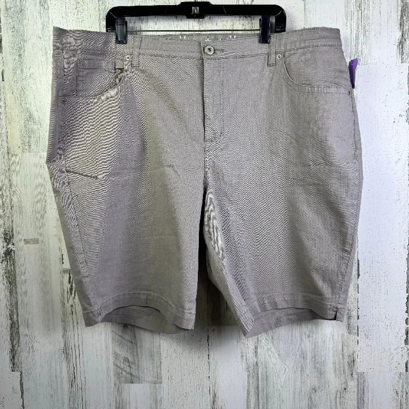 women's high-performance shortsGrey Shorts Faded Glory, Size 24