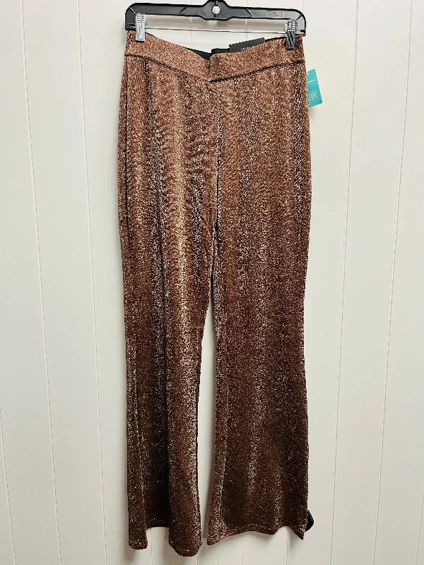 women's polyester pantsBronze Pants Wide Leg Maurices, Size M