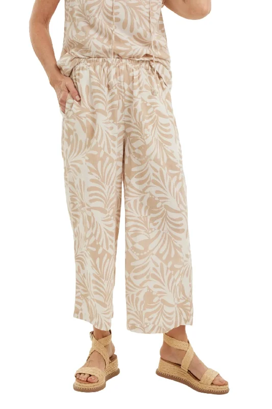 women's lace-up pantsCotton Regatta Pant In Tidal Sand